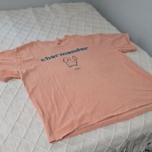 Peach Charmander Graphic Men's T-Shirt